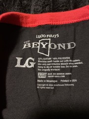 Fright-Rags Lucio Fulci’s The Beyond Baseball Tee Shirt Raglan Large OOP Zombie