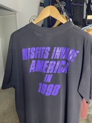 Vintage 90s Misfits Mars Attack Shirt XL Wild Oats Tag