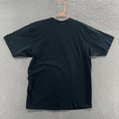 VINTAGE Avirex T Shirt Men Large Black Big Spellout Logo Street Hip Hop Casual
