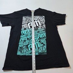 Aggressive Mall T-Shirt Mens 2XL Black Cotton Graphic Print Streetwear Skater