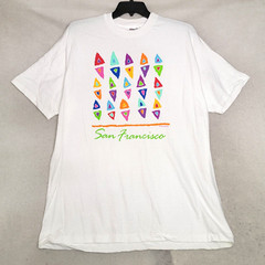 Vintage 1992 San Francisco Mens Shirt Extra Large XL White Luke A Tuke NWOT