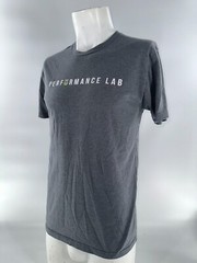 Performance Lab Next Level Short Sleeve T-Shirt Men M Gray Cotton Poly YGI I4-96