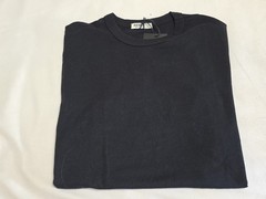 NEW Buck Mason Black Slub Modern Classic Essential Short Sleeve Tshirt Large