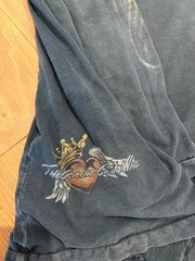 Vintage The Great China Wall Tattoo Long Sleeve RARE Large