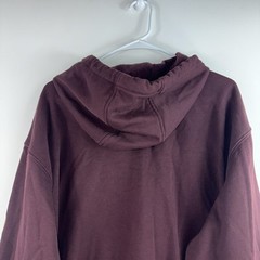 Carhartt Loose Fit Men’s XL Maroon Spring 2025 Cotton Blend Hoodie Sweatshirt