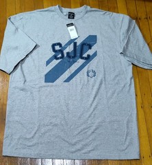 Sean John Collection Gray Heather Graphic Logo Crew Neck Short Sleeve T-Shirt XL