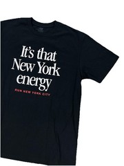 NEW New Balance NYRR New York Energy Running T Shirt Tee Black Mens