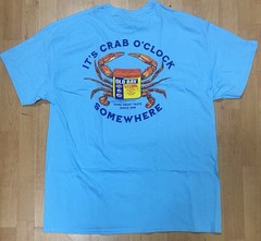 Old Bay Seasoning “It’s Crab O’clock Somewhere” Men’s Shirt Sizes M L XL 2XL