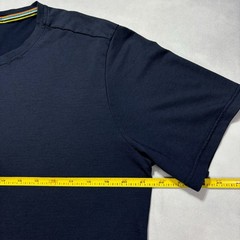 Smartwool T-Shirt Men’s Large Merino Sport 150 Navy Blue Wool Blend Base Layer