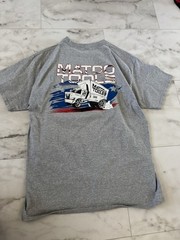 Men’s America Matco Tools T Shirt Size Large Grey And White