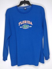 Concepts Sport Florida Mens Color Blue (Missing Tags, Stains) Long Sleeve Shirt