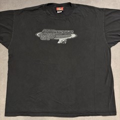 Indianapolis Motor Speedway Inaugural Motorcycle GP 2008 Tee Mens 3XL Black Y2K