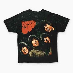 Vintage The Beatles ‘Rubber Soul’ 90s AOP RARE T-Shirt USA Made (XL)