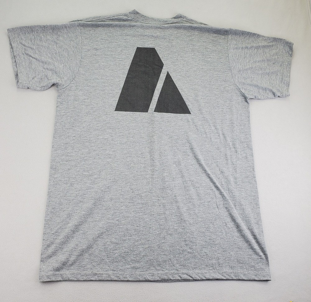 Reflective Army T Shirt Mens XL Gray Crew Neck Short Sleeve Military Stylized A