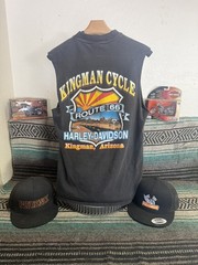 Kingman Cycle Harley Davidson Kingman, AZ Shirt, Medium, 27 in Long 19 in Wide