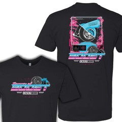 1320 Video Summer of Boost Turbo Racing Shirt Retro Neon Turbo Graphic Tee