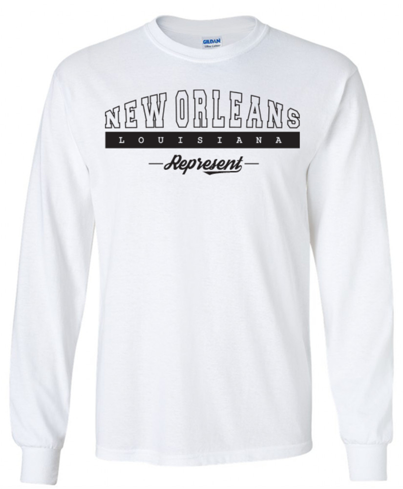New Orleans Louisiana T-Shirt Long Sleeve Graphic tee