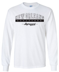 New Orleans Louisiana T-Shirt Long Sleeve Graphic tee