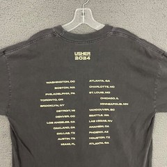 Usher T-Shirt Mens XL Faded Gray Confessions Tour Tee 2024 Graphic Concert Music