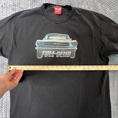 NELK BOYS Full Send Ford Mustang T-Shirt Mens XL Black Heavy Cotton Graphic