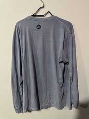 Hooey Unisex Dusty Blue Horizon Long Sleeve Tee Crewneck Cuff Western Wear