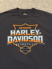 Harley Davidson T Shirt Adult M Amish Horsepower Double Sided Dover Ohio