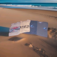 OUT OF BOUNDS MENS BEACH AND VINTAGE CARS & TRUCKS TSHIRT LOT OF 4 SIZE XXL