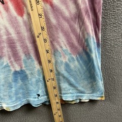 Vintage Stussy Shirt Mens XL Tie Dye Distressed Y2K Surf World Tour City Tee