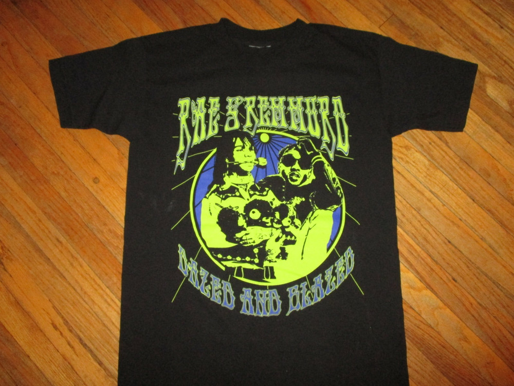 RAE SREMMURD CONCERT T SHIRT Dazed & Blazed Wiz Khalifa Tour Cities Dates SMALL