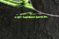 Grave Digger Monster Truck Basic Black 2 Sided Retro T-Shirt Y2K 2011 Size S