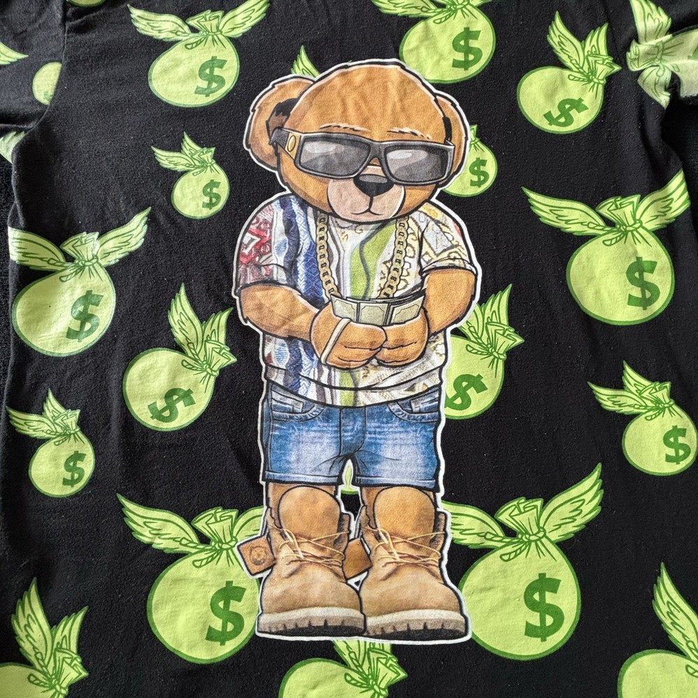 Vibes Money Bags T-shirt all over print Men’s Size mens Med