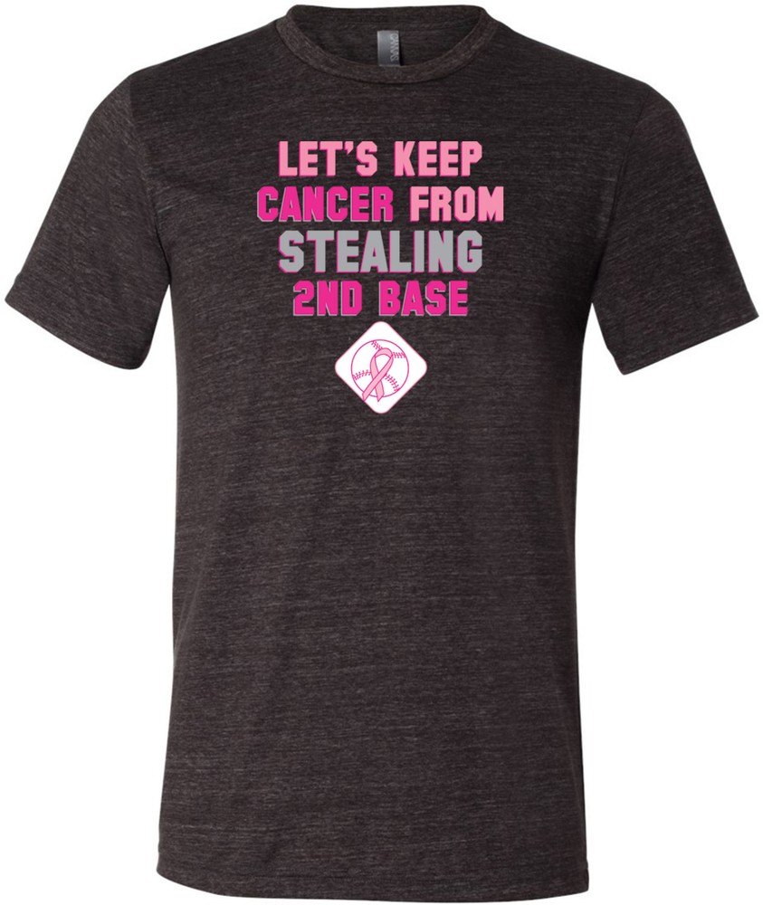 Buy Cool Shirts Breast Cancer T-shirt Second Base Tri Blend Tee