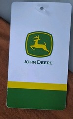 John Deere Workwear Pocket T-Shirt Logo 100% Cotton Farm Utility Tee Size Medium