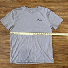 Katin Men’s L Shallow Tee Shirt Pigment Lavender 100% Organic Cotton