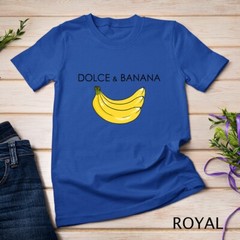 Dolce And Banana Funny Graphic Fruit Vegan Veggie Healthy T-Shirt Unisex T-shirt