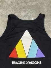 Imagine Dragons Evolve Music Band Black Double Sided Tank Top Adult Size Small