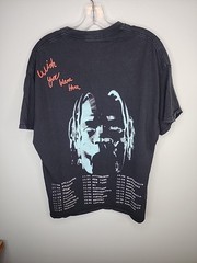 Travis Scott Astroworld Merch Wish You Were Here Head Tour Dates Tee Shirt Large