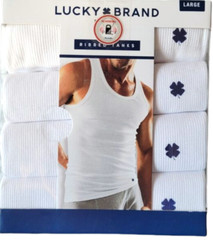 LUCKY BRAND® Men’s Men’s 4 Pack Everyday A-Shirts (TOP Tank) COTTON CPT15004