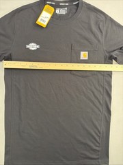 NWT Carhartt Force Relaxed Fit Pocket T-shirt Men’s Small Black Logo