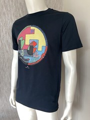 PS PAUL SMITH NAVY BLUE CIRCLE PRINT TSHIRT SIZE SMALL BNWT