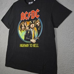 ACDC HIGHWAY TOO HELL Shirt Mens XL XLARGE BLACK 79 TOUR CLASSIC ROCK Music NWT