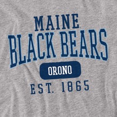 University of Maine Adult T-Shirt Founded Date, Athletic Heather, S-3XL