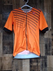 Castelli Rosso Corsa Cycling Jersey 2XL Orange Special Edition Made in Romania