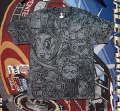 Defcon AOP Shirt Hacker Convention Def Con All Over Print Men’s Large Logo Rare