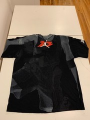 Vintage Jordan Shirt XL Black Nike Air Infrared 6s Jumpman Flight AOP Basketball