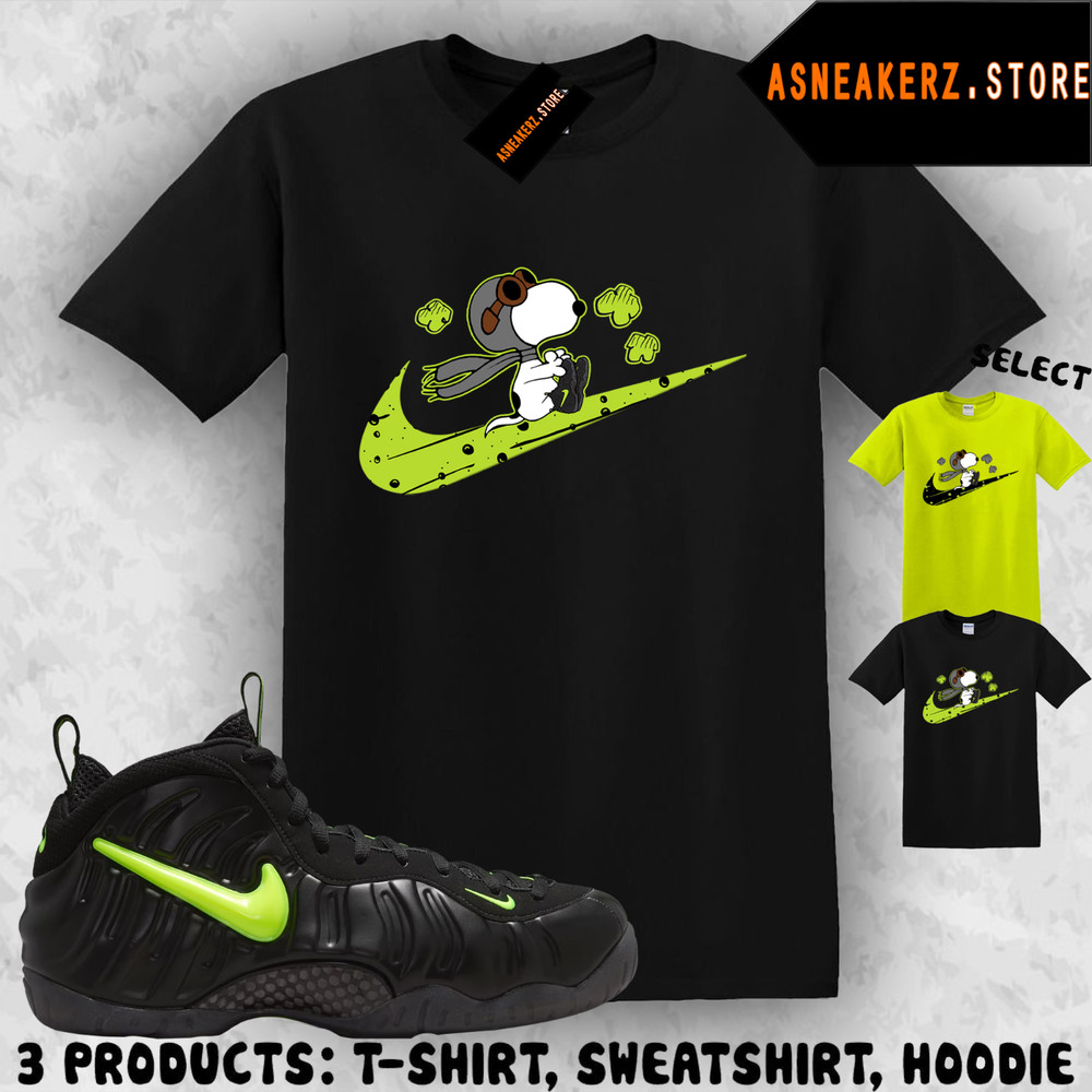 Tee Shirt Matching Foamposite Pro Voltage 2026 Match Sneaker S Dog Fly T-Shirt