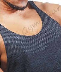 Mens Bodybuilding Gym Stringer Vest Y Back Racer Back Tank Top Fade Out Gym Vest