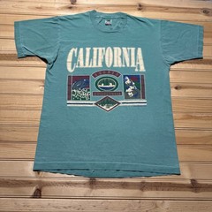 Vintage 1992 California Rugged Outdoorwear Nature Graphic T-Shirt USA – Large
