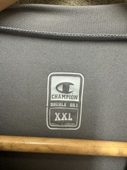 Champion Double Dry Gray Men’s Long Sleeve Shirt Size 2XL flawed