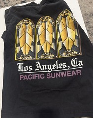 Pac Sun Los Angeles Men’s Graphic T-Shirt Size Small St Juliette Graphic Black